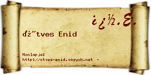 Ötves Enid névjegykártya